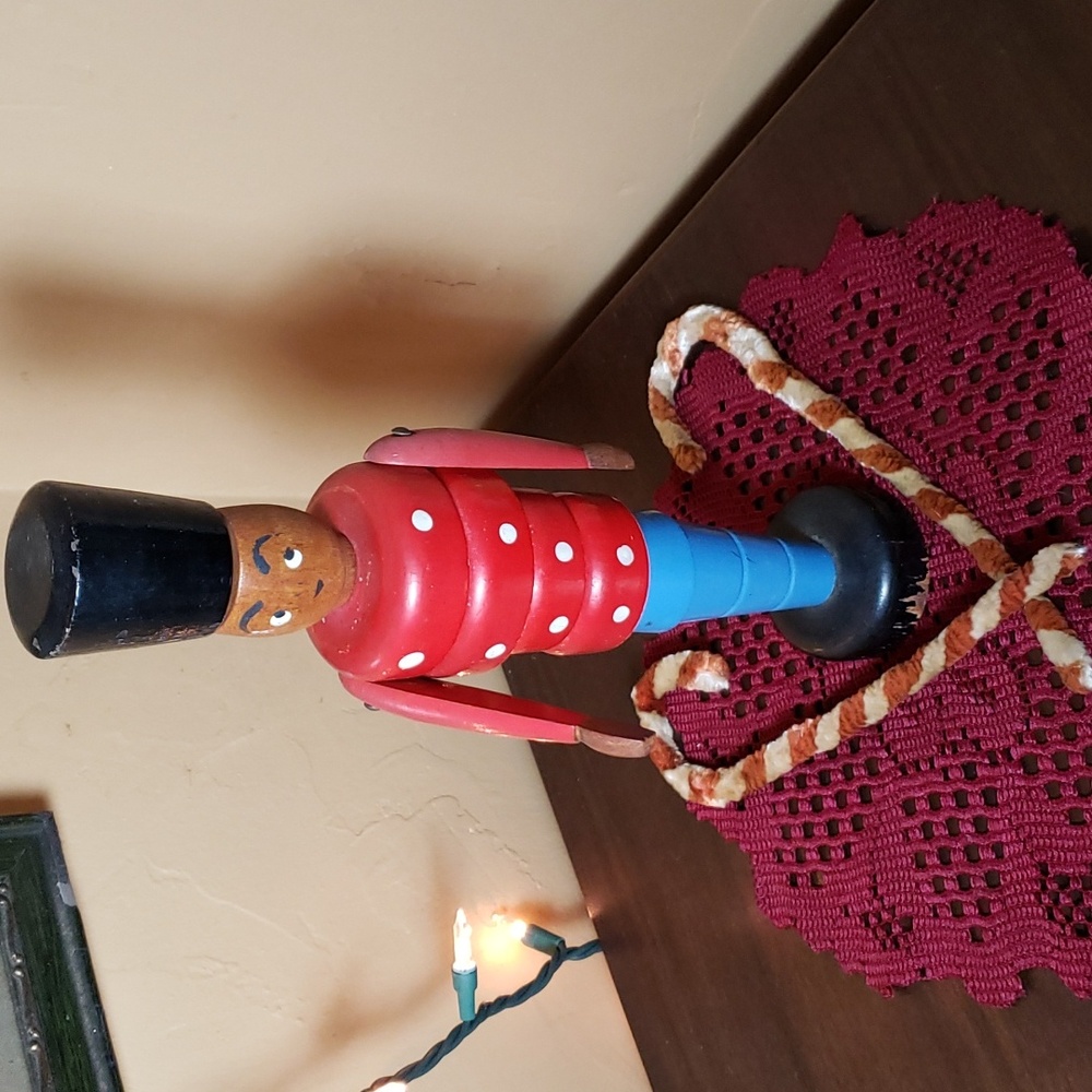 Mid Century Wooden  Soldier Toy